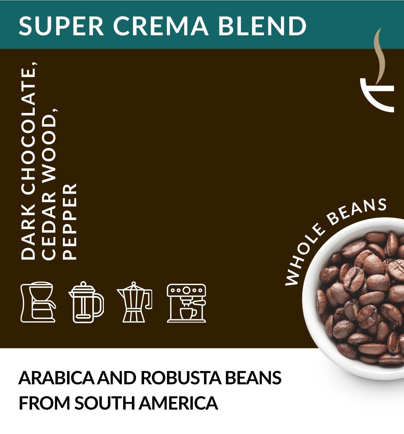 Super Crema Blend Coffee Beans