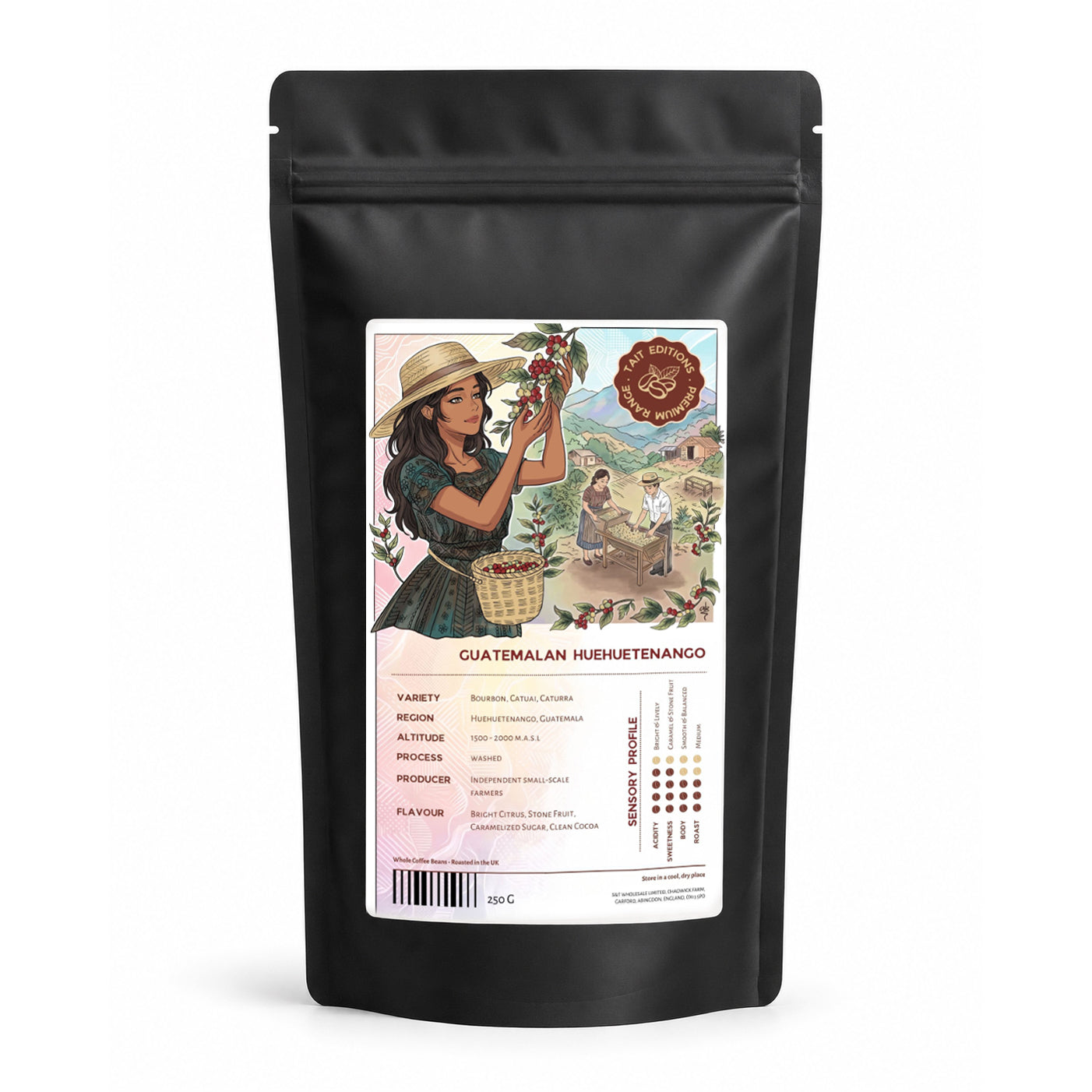 Limited Edition Guatemala Huehuetenango SHB Coffee – Whole Bean 250g