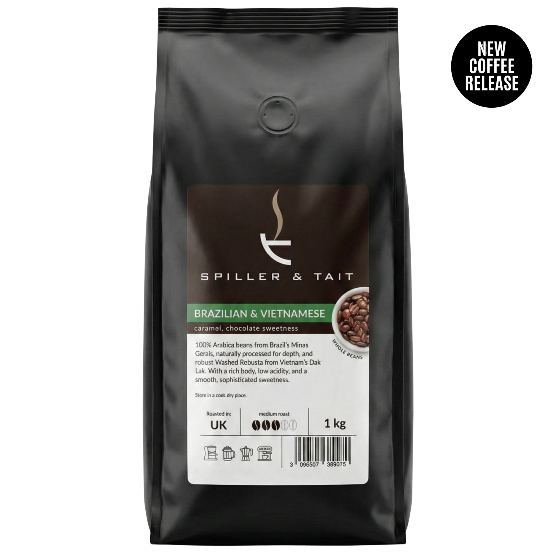 Brazilian & Vietnamese Whole Beans