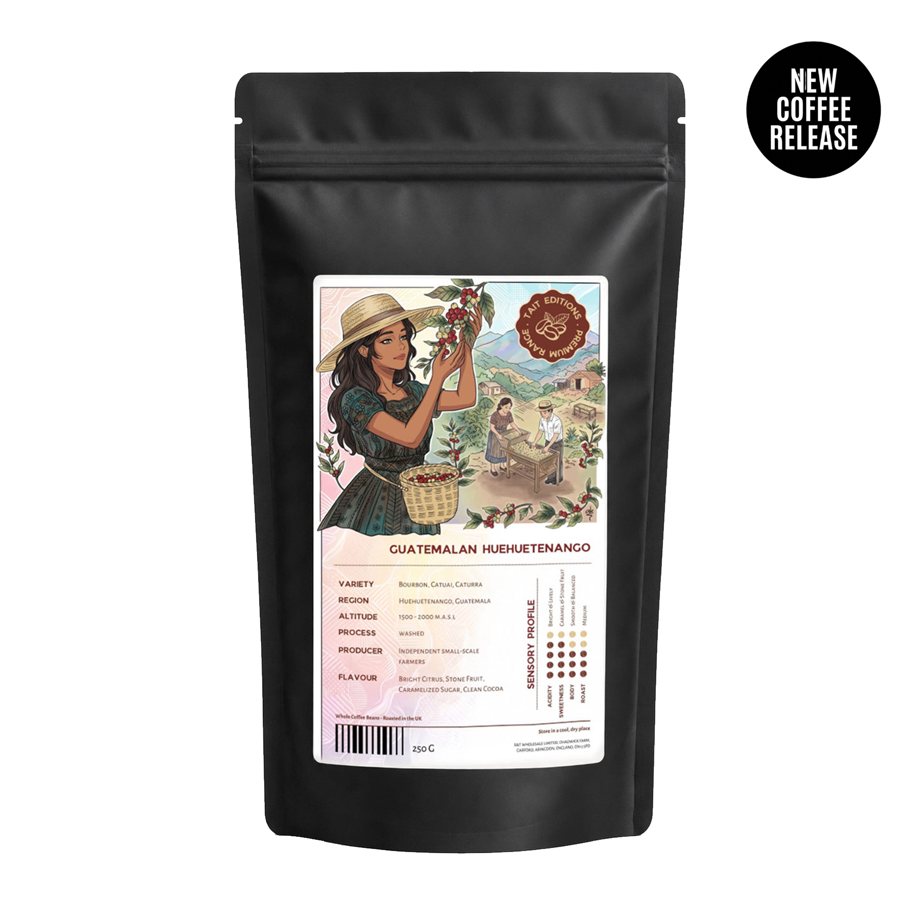 Limited Edition Guatemala Huehuetenango SHB Coffee – Whole Bean 250g