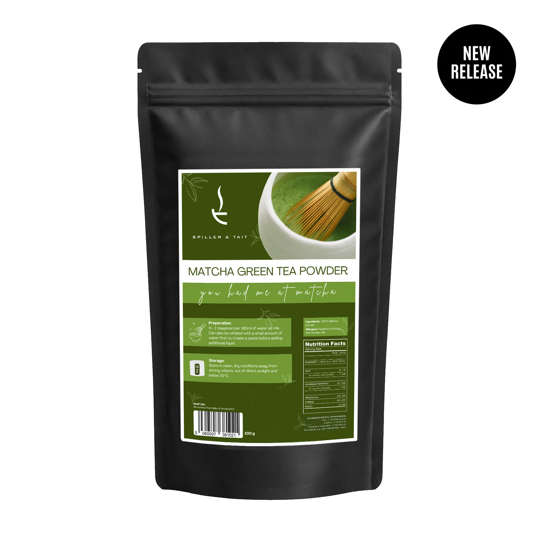 Matcha Green Tea Powder – 100g
