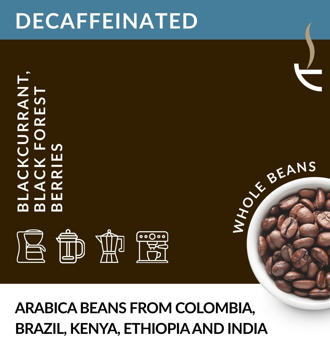 Sparkling Water Decaffeinated - Peruvian Organic (Original Blend)