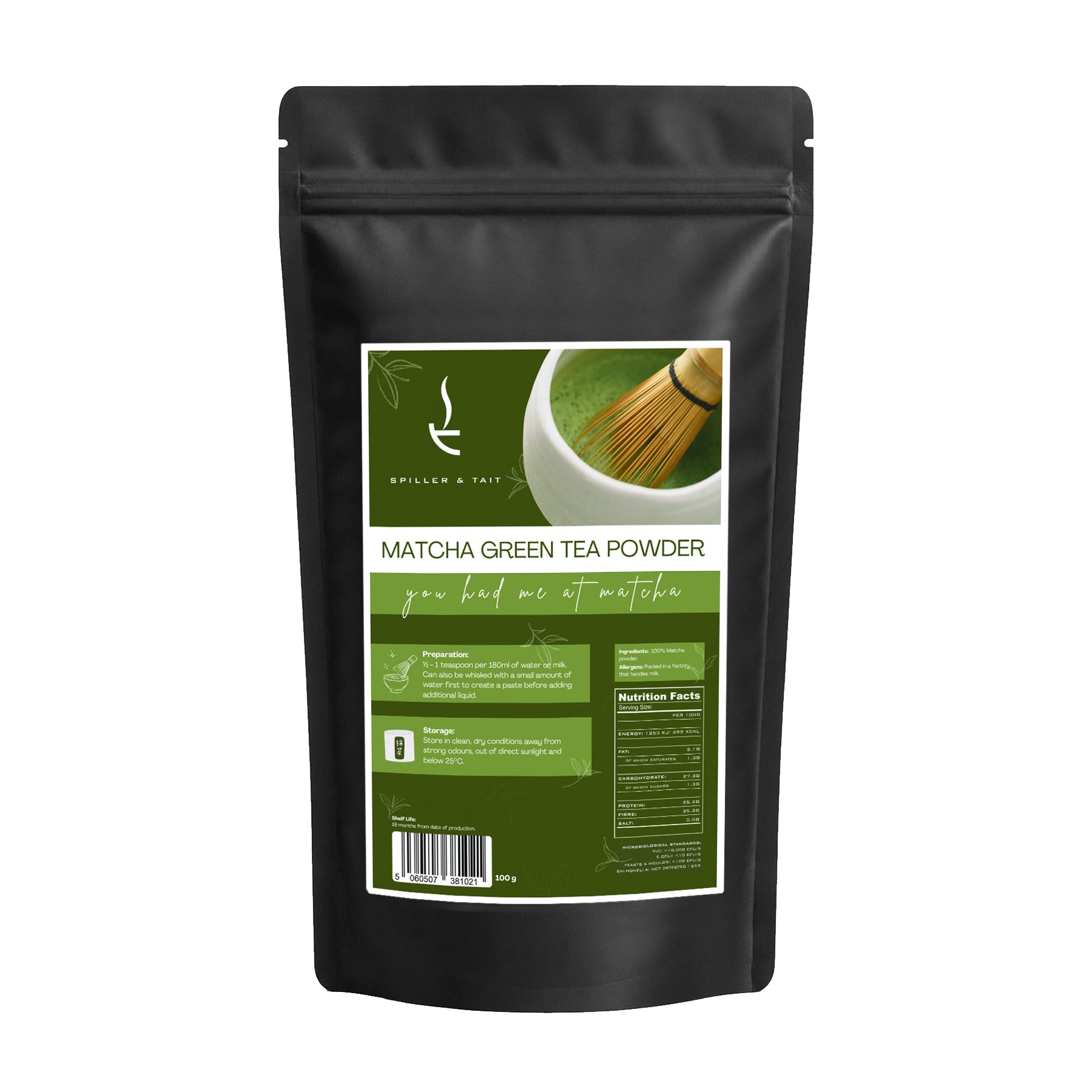 Matcha Green Tea Powder – 100g