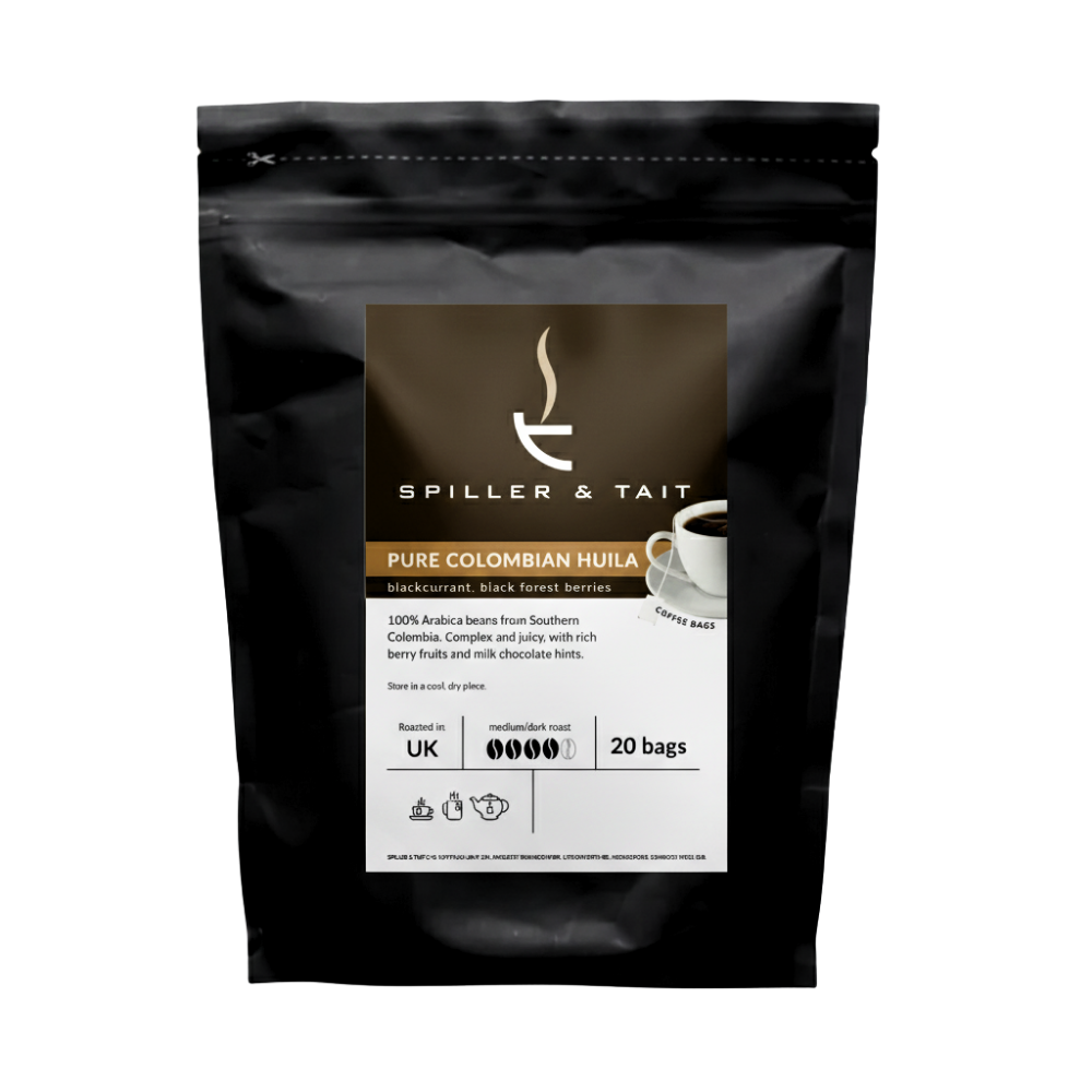 Pure Colombian Huila Coffee Bags x 20 pack