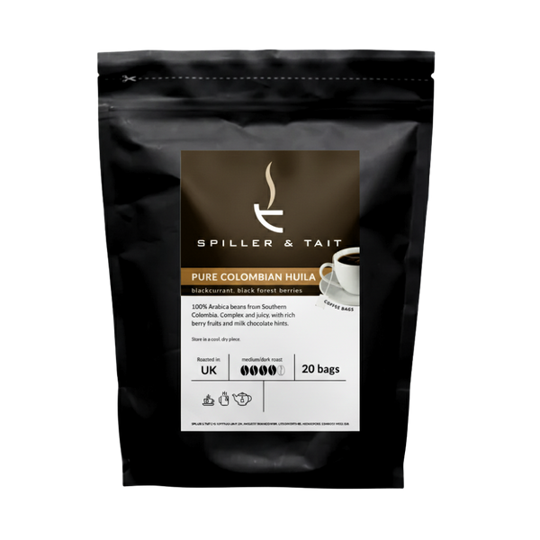 Pure Colombian Huila Coffee Bags x 20 pack